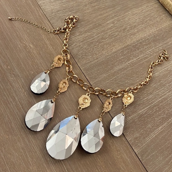 Blue large stone necklace - Picture 16 of 17